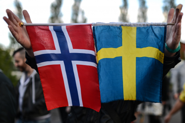   Швед и норвежка сыграли свадьбу на закрытой из-за коронавируса границе 