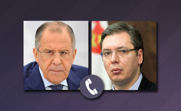 МИД России сообщило о телефонном разговоре Лаврова с президентом Сербии