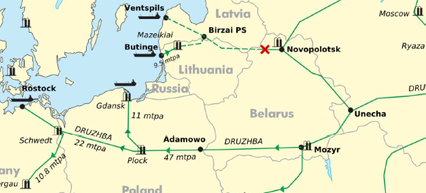 По «Дружбе»: Польша готова начать поставки нефти в Белоруссию в конце года