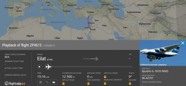 Самолеты скандальной азербайджанской авиакомпании полетели в Израиль