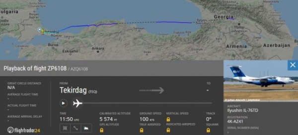 Азербайджанские самолеты безостановочно летают в центр беспилотников Турции