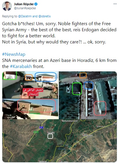 Боевик из Сирии: Задача — быстро продвинуться вглубь Карабаха на 70−80 км